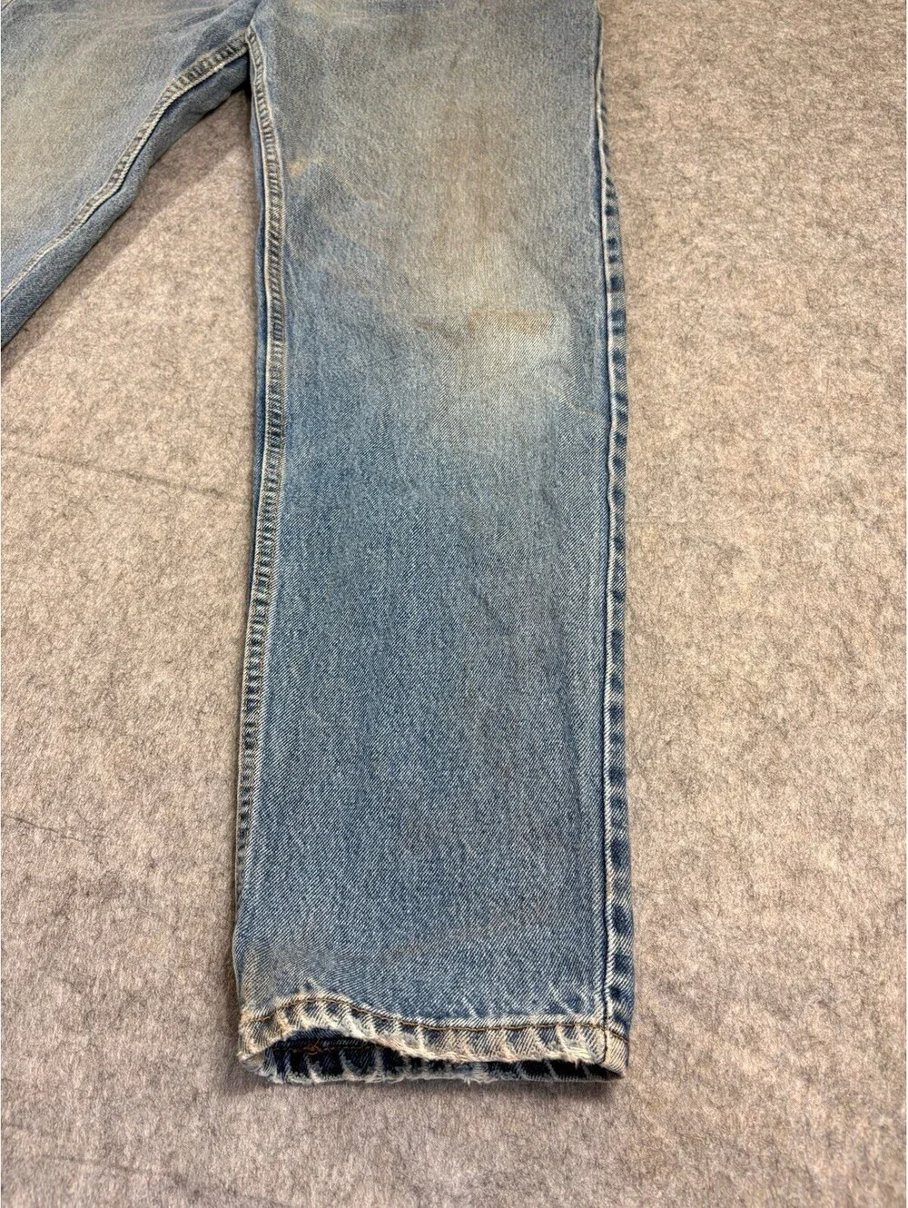 Vintage Levis Orange Tab 550 36x34 Relaxed Taper 90s Blue Denim